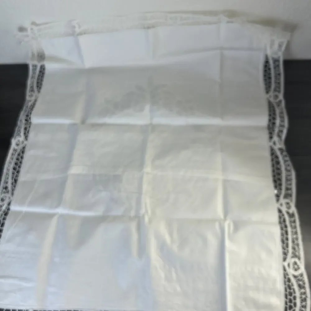 Battenburg Lace White Cotton Sham Pillow Case 21